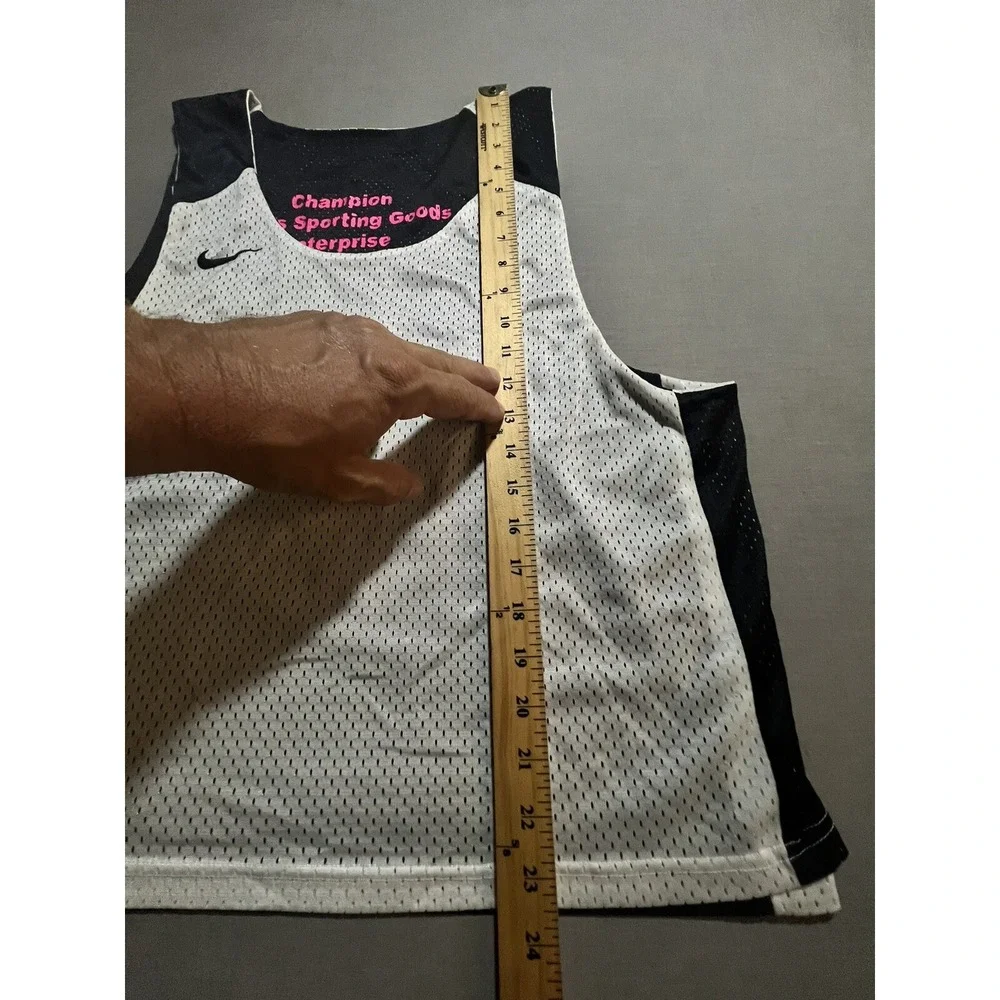 Nike Rockets And Sockets Lacrosse Reversible Jersey Mens S/M Black White Adult